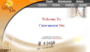 وب سایت شرکت توریستی کاروان سراهای ایران